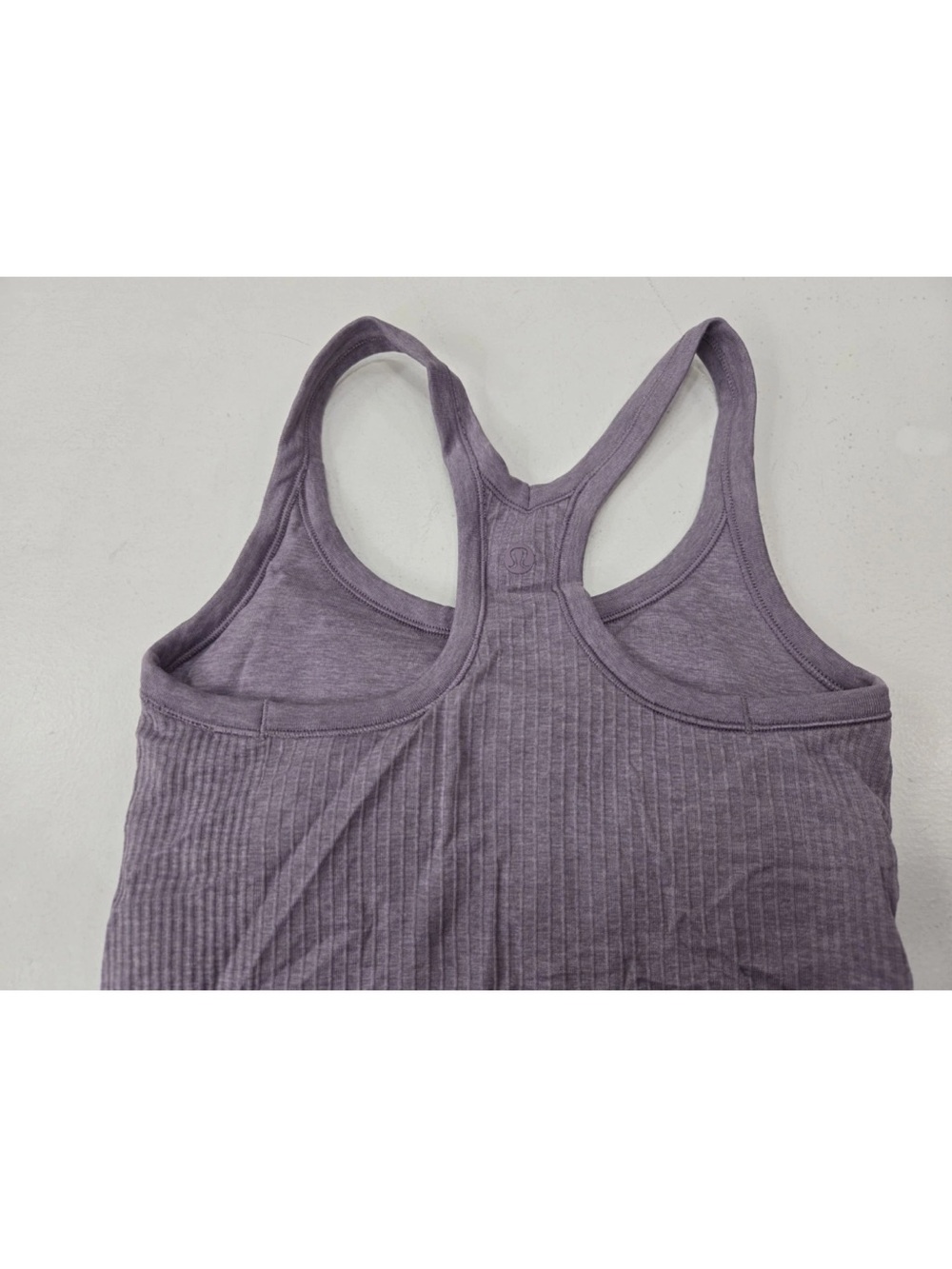 Lululemon Ebb To Street Tank w/ Built In Bra Size B/C Purple Ash Size 2 - Picture 4 of 8